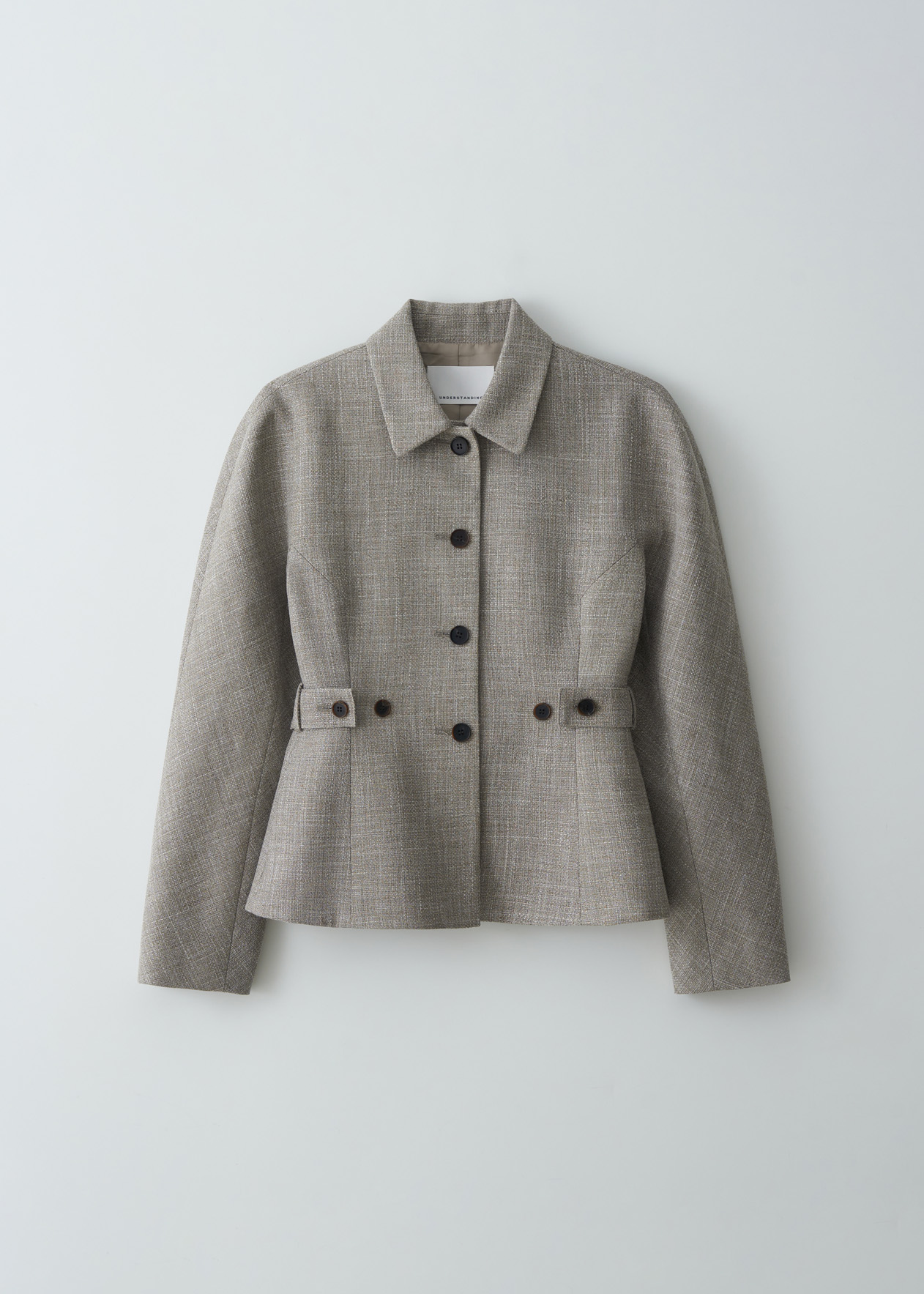 (MID SALE) Fitted Tweed Jacket