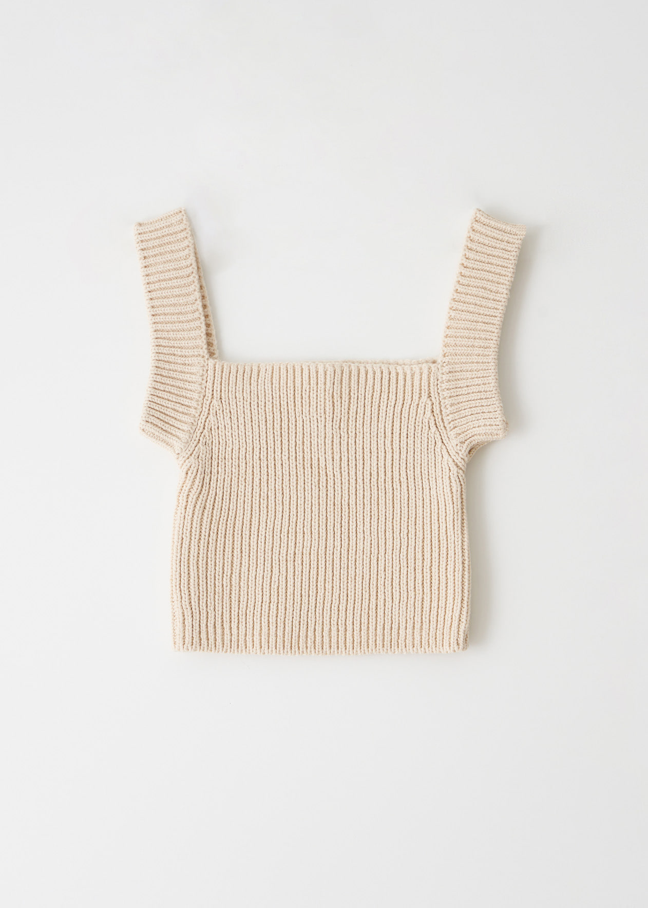 cotton bustier knit